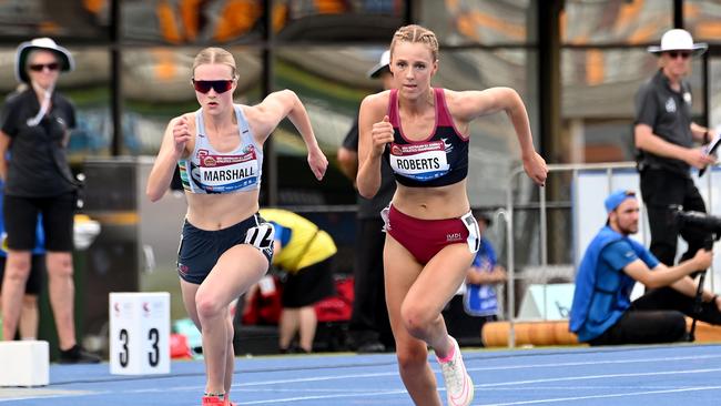 Milla Roberts Australian All Schools track and field championships in Brisbane. Saturday December 7, 2024. Picture John Gass