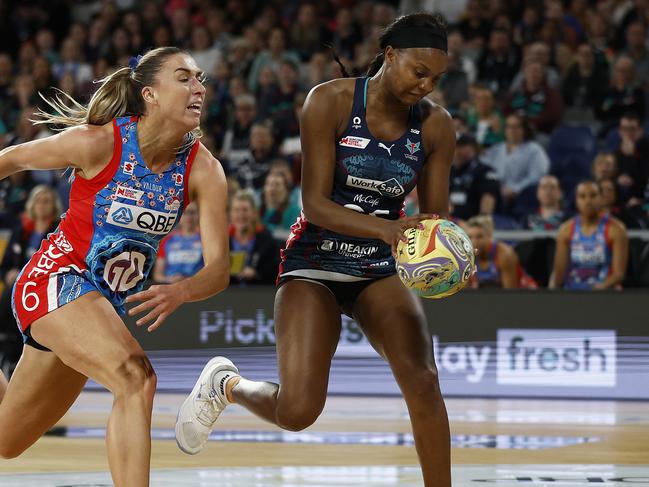 Mwai Kumwenda led a Vixens fightback in the last quarter. Picture: Daniel Pockett/Getty Images