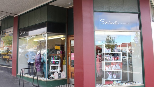 Shine Retail Therapy, in North Hobart, closed down after a woman stole more than $3000 worth of jewellery and bit the shop owner when confronted.