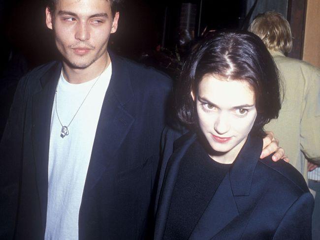 A very iconic Johnny Depp and Winona Ryder. Picture: Getty Images