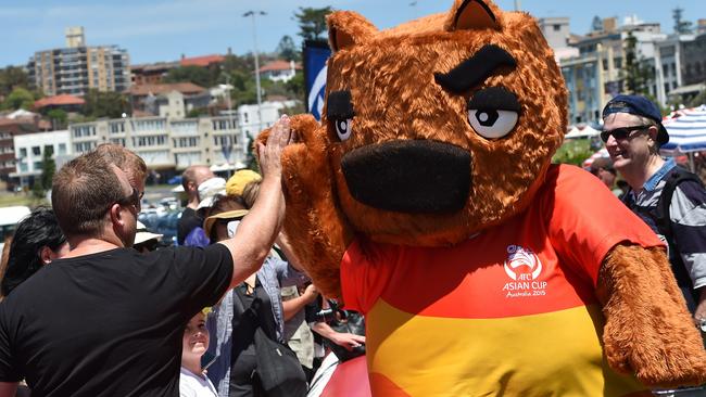 ’Nutmeg’, the official AFC Asian Cup Australia mascot.