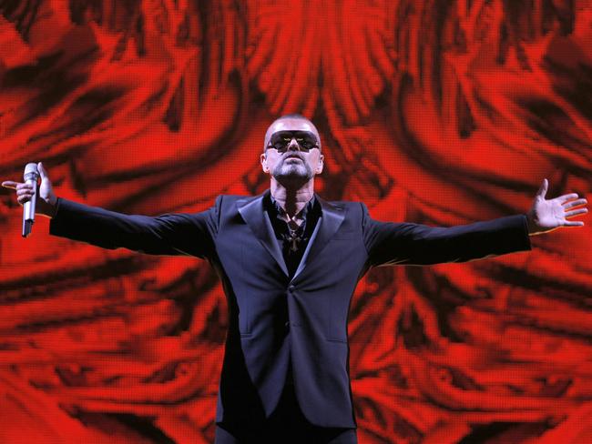 George Michael performs at a concert to raise money for the AIDS charity Sidaction, during the Symphonica tour at Palais Garnier Opera house in Paris, France in 2012. Picture: AP