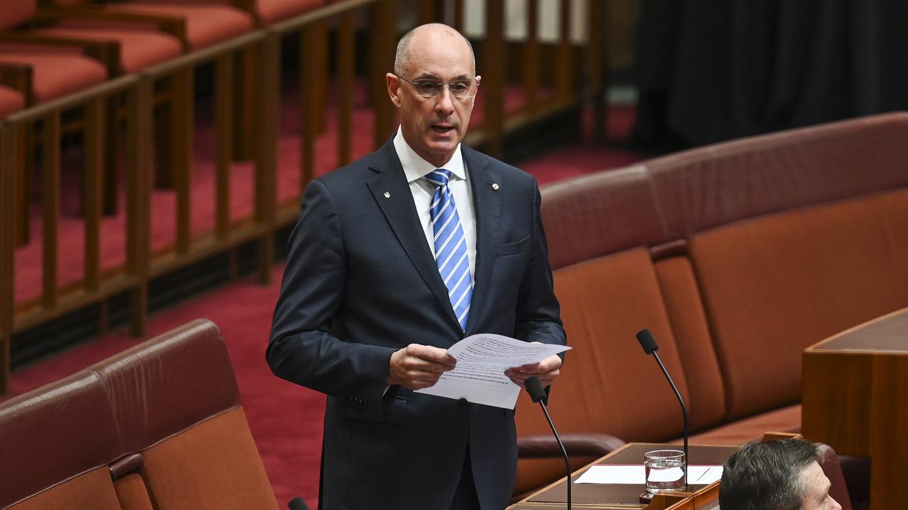 Senator David Van, who quit the Liberal Party over the weekend, has strongly denied allegations of sexual harassment. Picture: NCA NewsWire / Martin Ollman