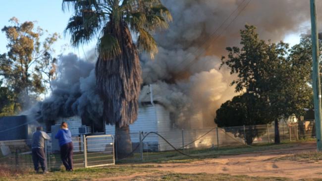 The family lost everything when the home on Bridges Street, Gwabegar went up in flames.