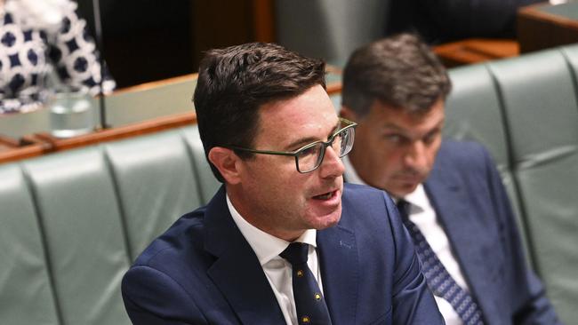 Leader of the National Party David Littleproud during Question Time at Parliament House in Canberra. Picture: NCA NewsWire / Martin Ollman