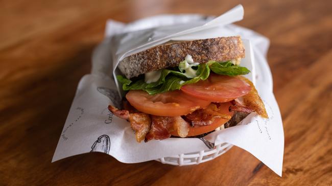 The BLT on Onion Sourdough. Picture: David Kelly