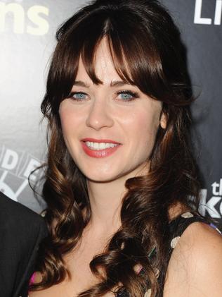 Actress Zooey Deschanel.