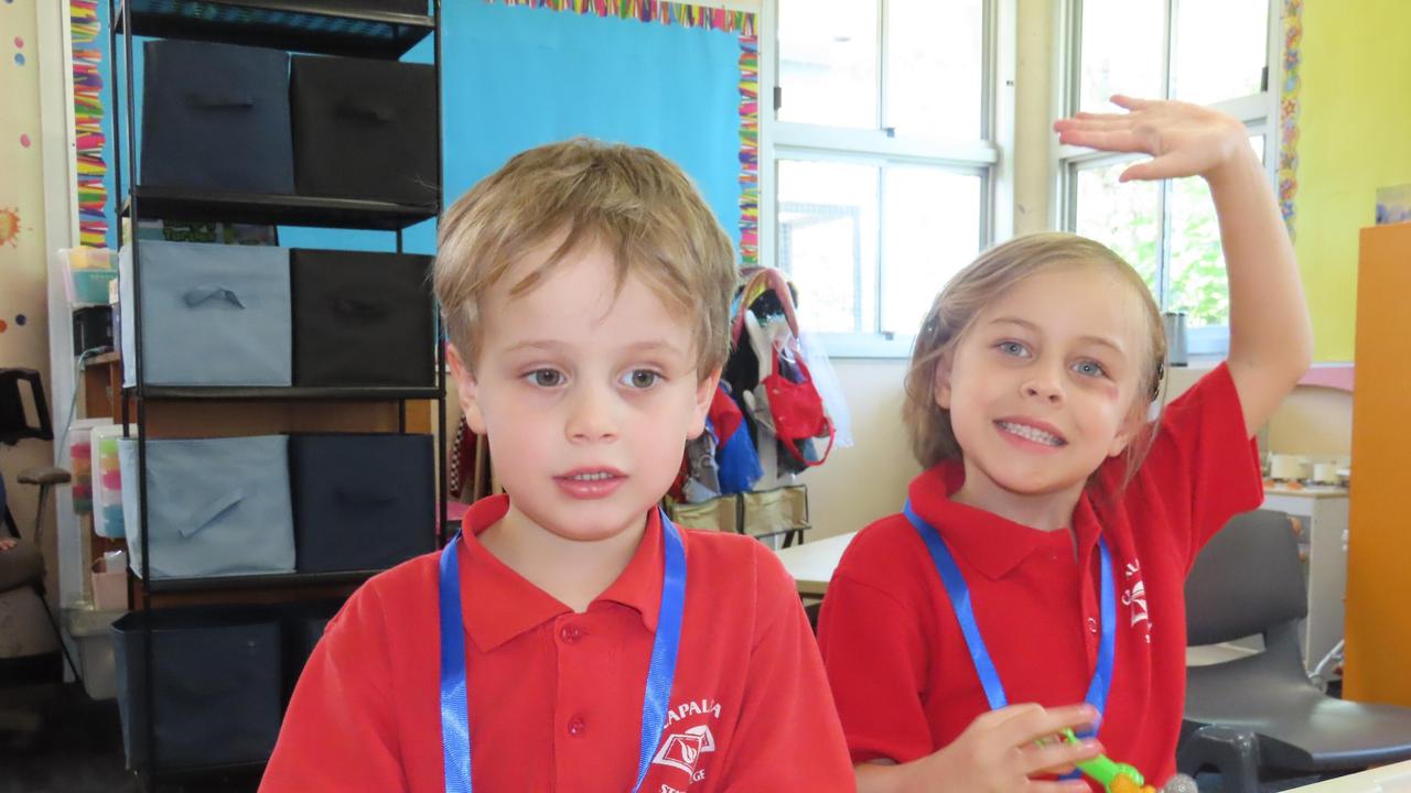 MY FIRST DAY 2024: Freddie and Evelyn at Capalaba State College.