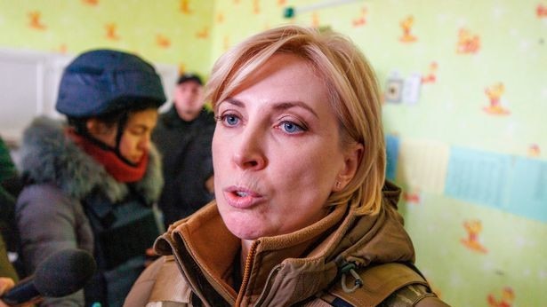 Ukrainian Deputy Prime Minister Iryna Vereshchu on Sunday.