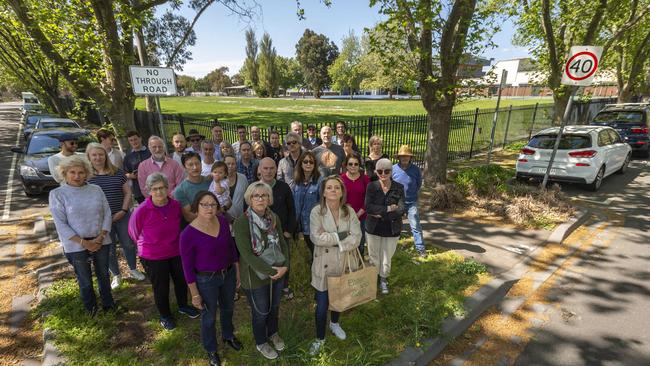 Neighbours say the pitch will wreck their quiet enclave. Picture: Valeriu Campan