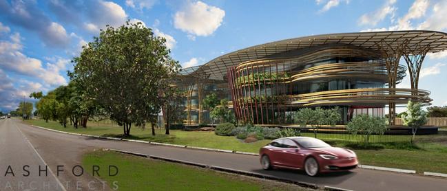 The proposed design for the NLC's new head office in Berrimah. Picture: Ashford Architects