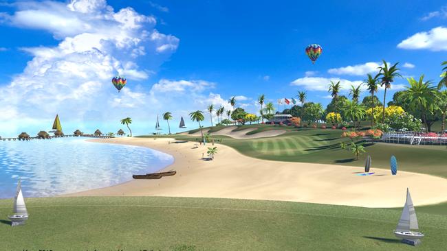 The soundscape in Everybody’s Golf VR is great, involving bugs and different sounds.