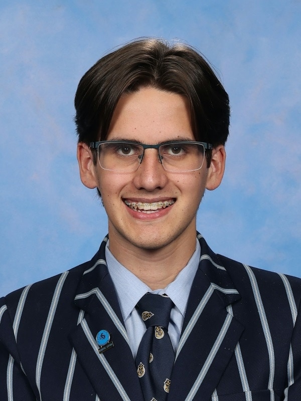 Sam Millar-East has been announced as this year's Dux and Academic Captain at All Saints Anglican School for 2023. Picture: Supplied