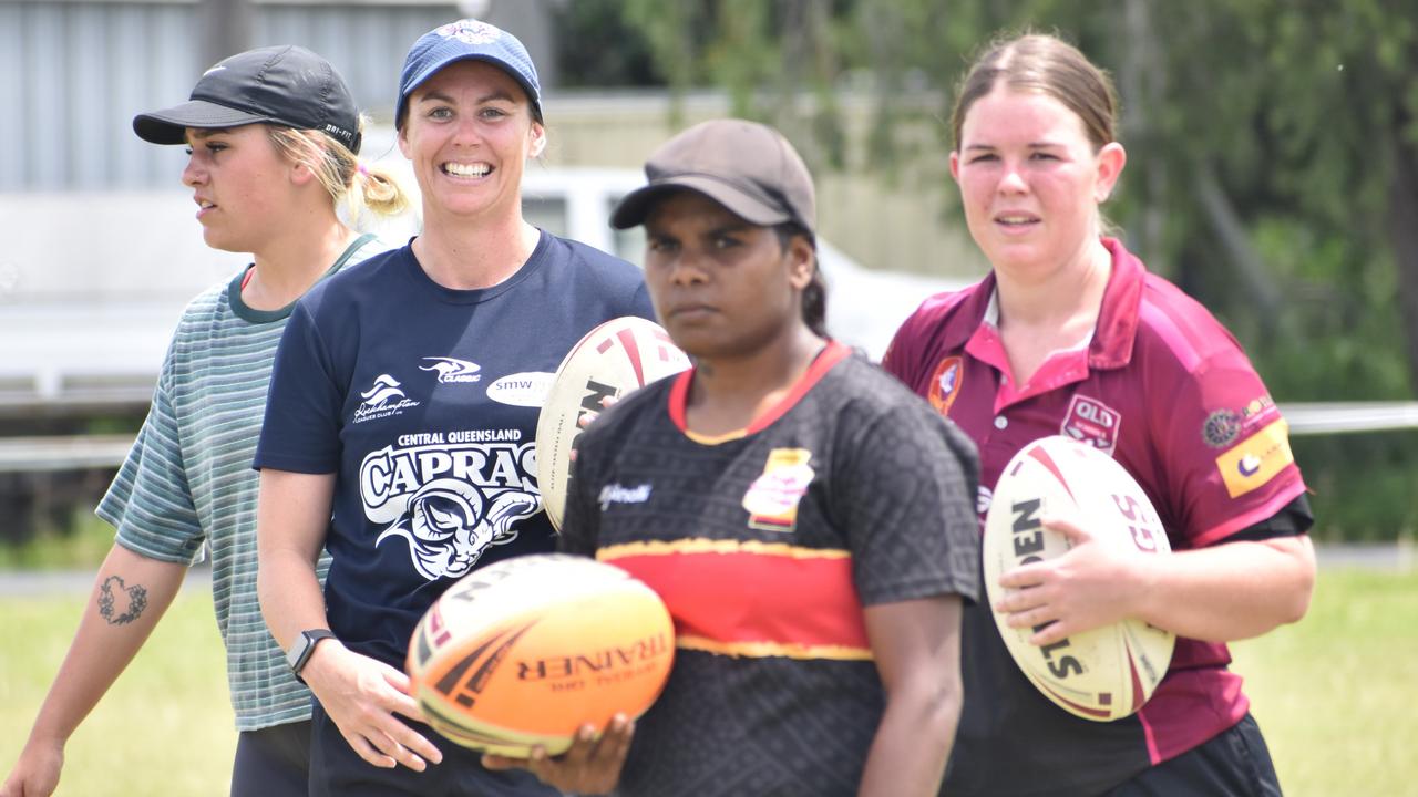 CQ Capras women's trial day at Rockhampton's Kettle Park, November 20, 2021.