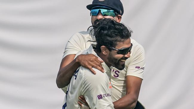 Ravindra Jadeja starred for the hosts. Picture: Money SHARMA / AFP