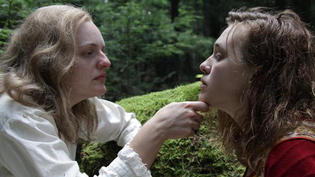 Elisabeth Moss and Odessa Young in Shirley.