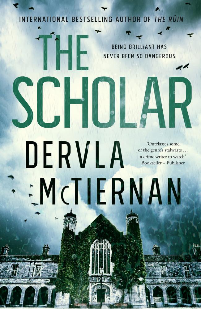 Book cover for The Scholar by Dervla McTiernan.