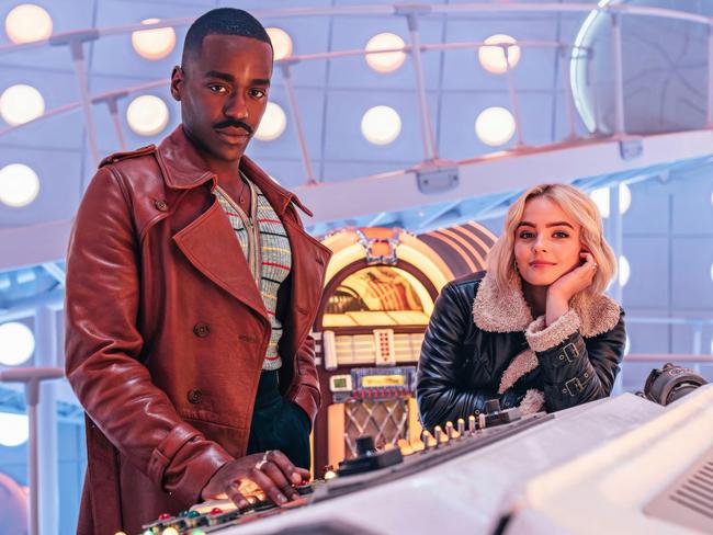 UPSIZED: Ncuti Gatwa and Ruby Sunday in the new season of 'Doctor Who.' PIC: JAMES PARDON/BBC STUDIOS