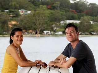 Mari Beth Rabano and Brian Greenfield are comfortable with their bodies Photo: Blainey Woodham / Daily News. Picture: Blainey Woodham