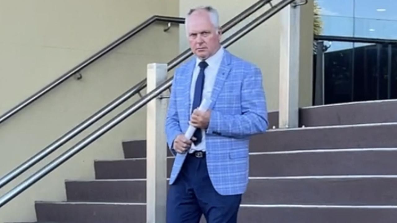 Peter Douglas McDougall leaving Mackay courthouse on Tuesday, July 2, 2024. Photo: Zoe Devenport