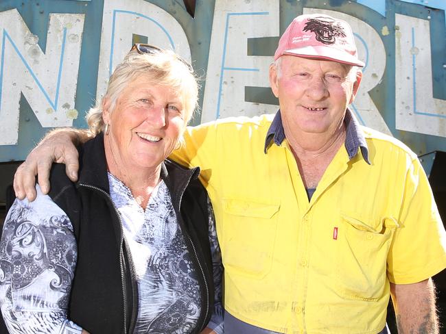 Gary Evans and Sue Lane collect anything they can get their hands on. Picture: Tim Hunter.