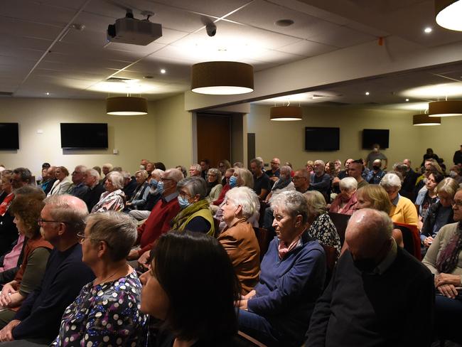 Federal election candidate forum in Ocean Grove.