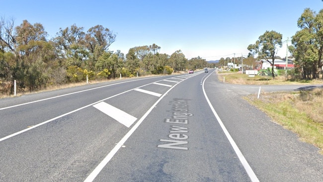 The New England Highway at Spiller Lane, north of Stanthorpe (Photo: Google Maps)