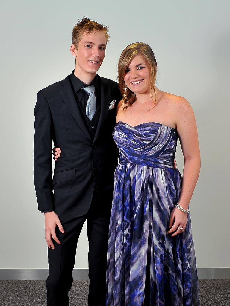 Ryan Kerrison and Brittany Hayward Brown at the 2011 Casuarina Senior College formal at the Darwin Convention Centre. Picture: NT NEWS