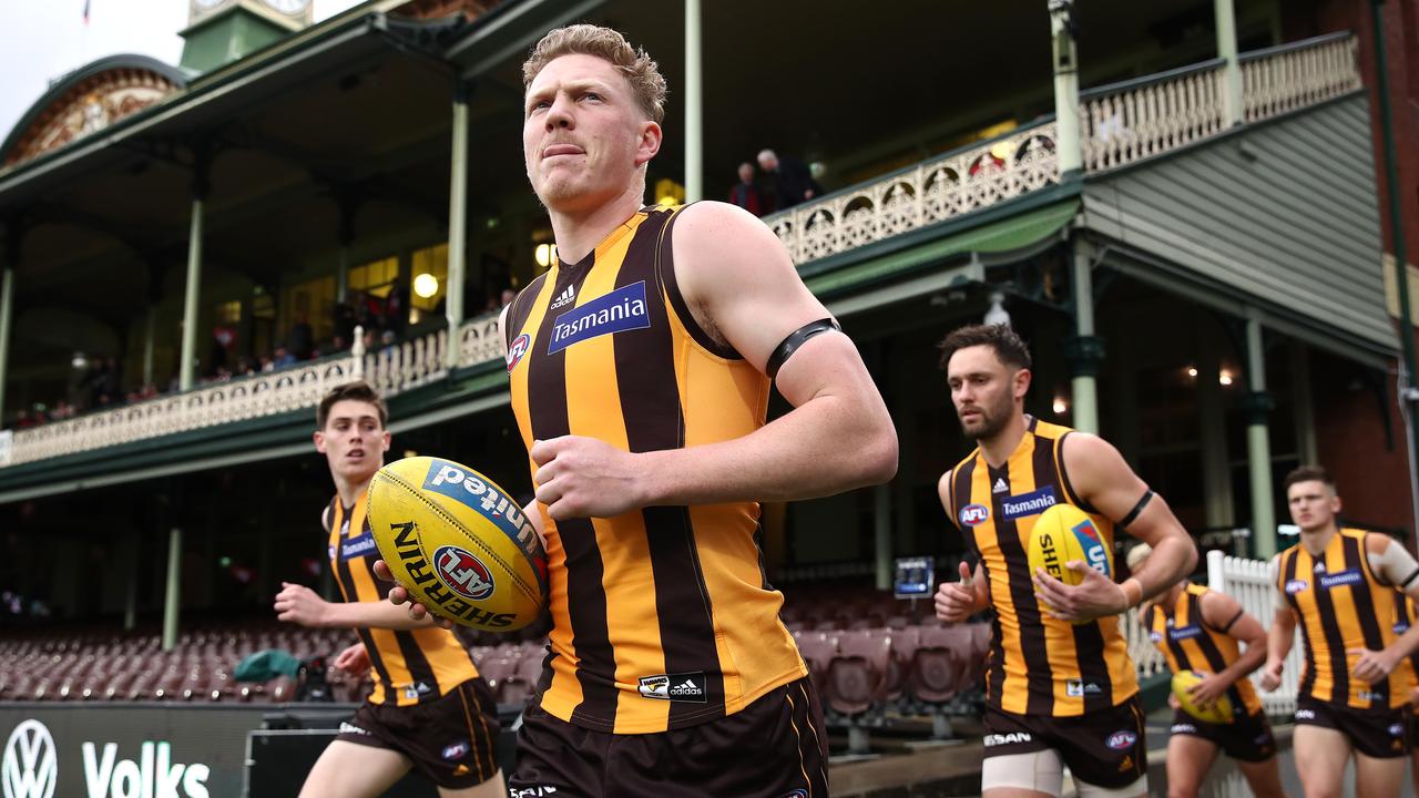 James Sicily is looming as Hawthorn’s next captain. Picture: Getty Images