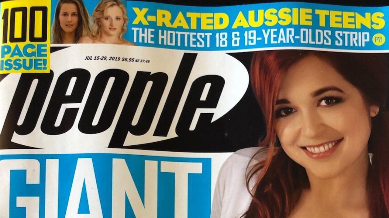 A People magazine advertising ‘X-rated Aussie teens’.