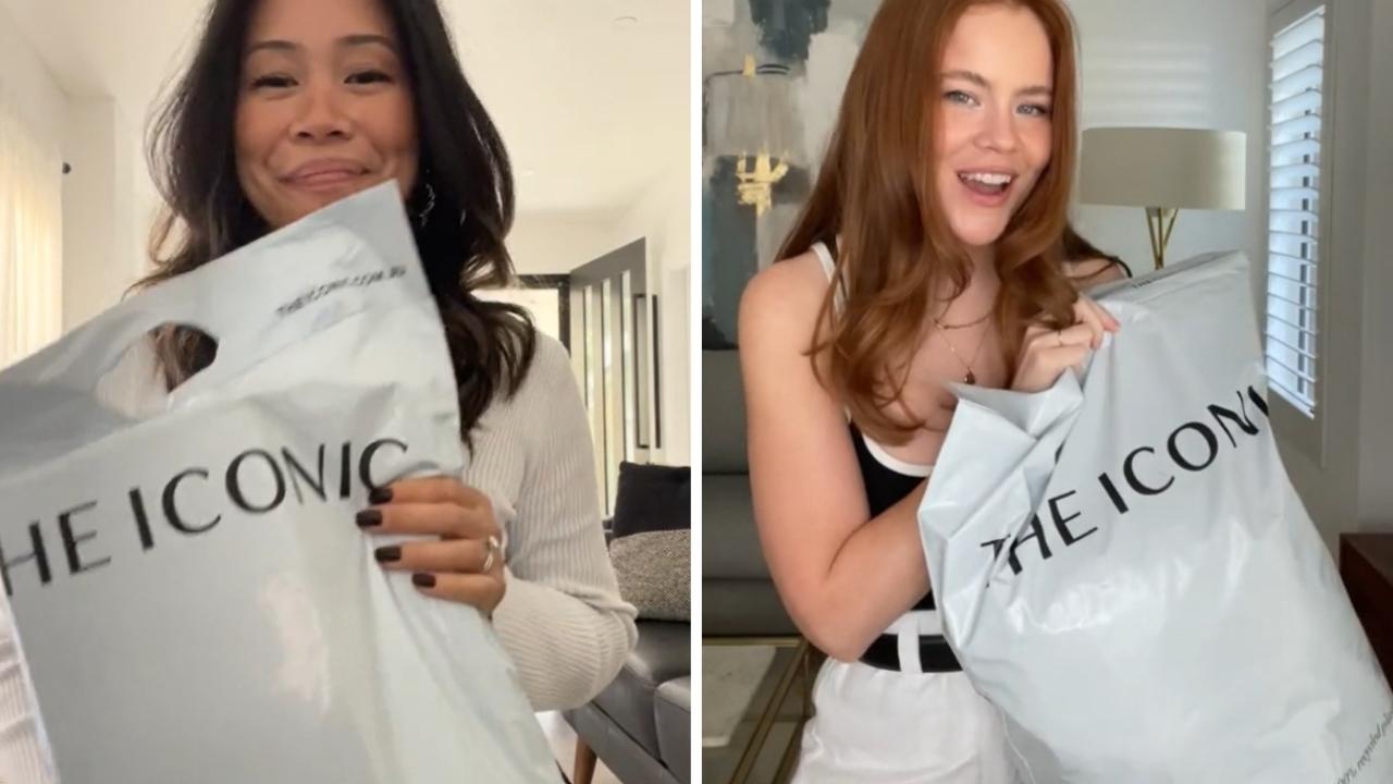 Everything to know about THE ICONIC's Black Friday sale. Picture: TikTok/@realkiaraking, @stephrisicato.