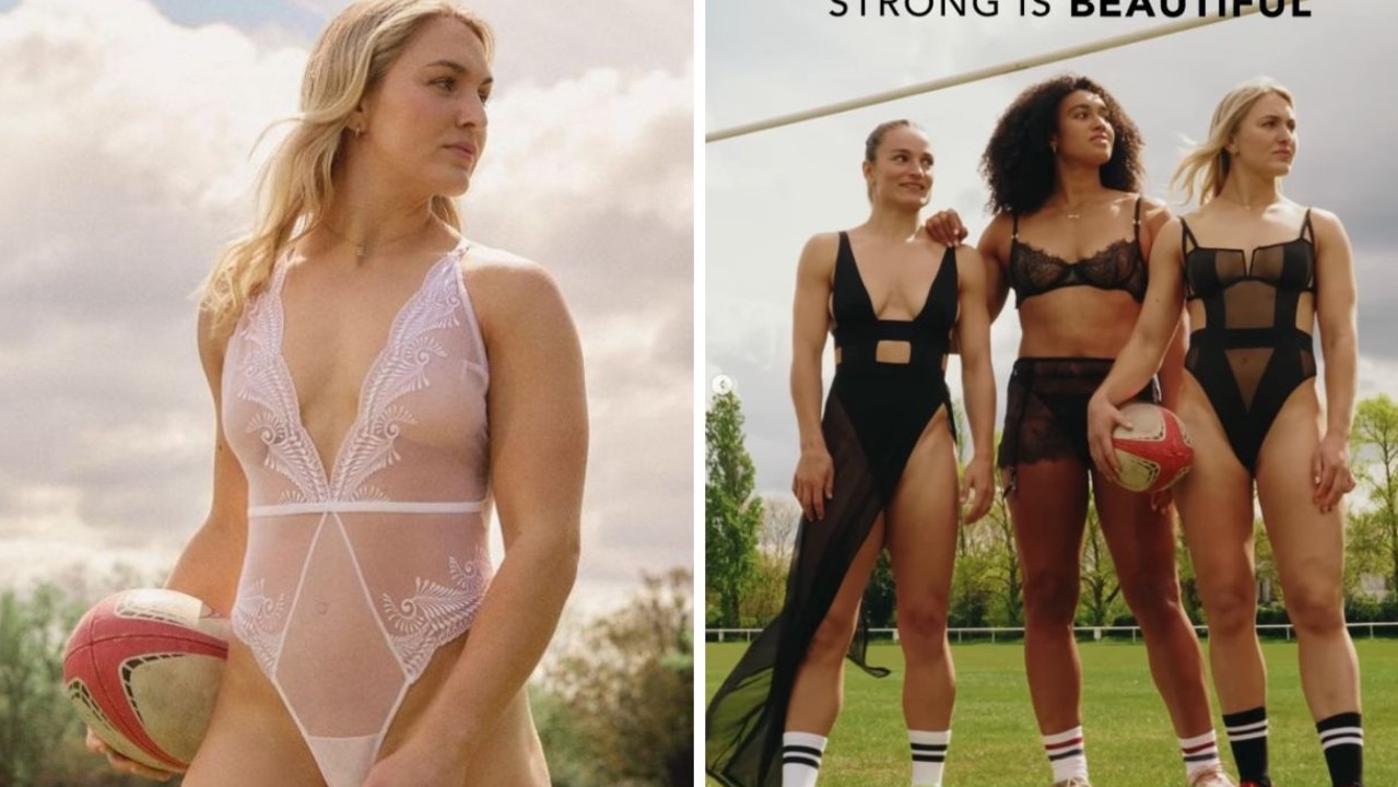 ‘Porn underwear’: Fury at ‘sexist’ ad campaign with rugby players in lingerie