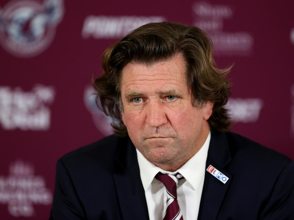 Hasler hasn’t been able to transfer his Manly success to the Titans. Picture: Brendon Thorne/Getty Images