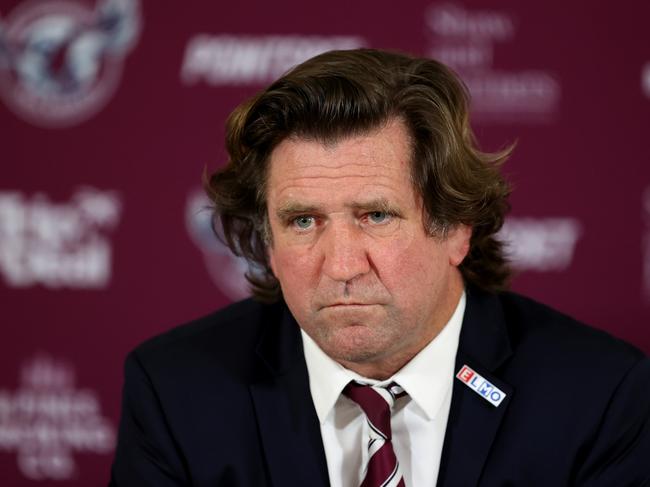 Hasler hasn’t been able to transfer his Manly success to the Titans. Picture: Brendon Thorne/Getty Images