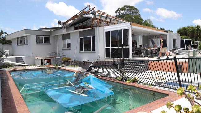 The home of Trish and Bob Avery had its roof ripped off during the storm. Picture Glenn Hampson