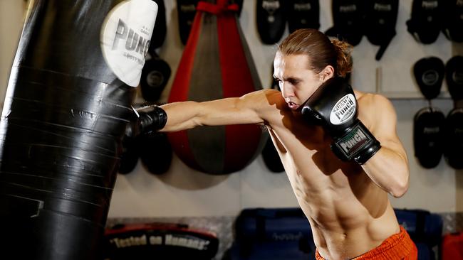 Muay Thai fighter Dirk Cummings. Picture: Stewart McLean