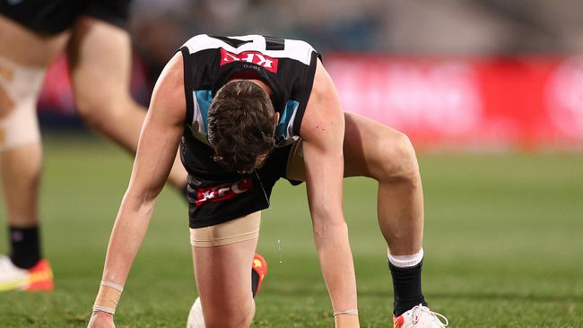 Orazio Fantasia was subbed off with a knee issue. Picture: Getty Images