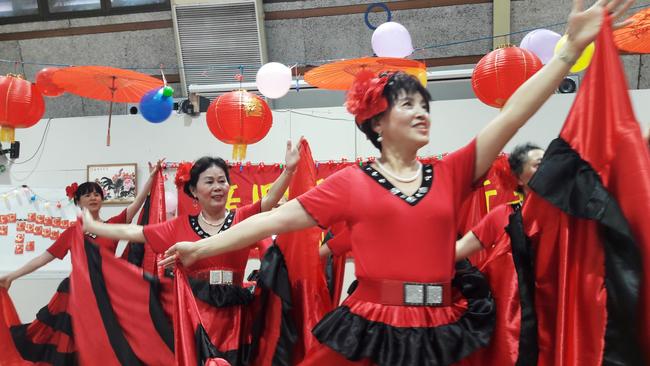 Lunar New Year performers at Riverwood Community Centre.