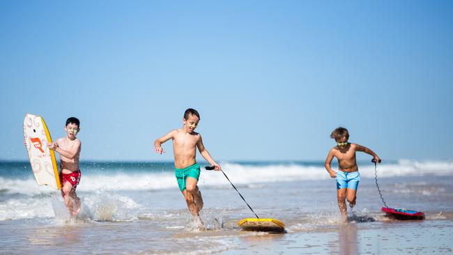 The surf beach at Bribie Island. Photo: Dominika Lis