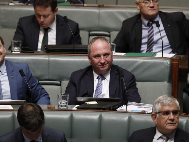 Barnaby Joyce wants the sexual harassment claim resolved. Picture: Sean Davey