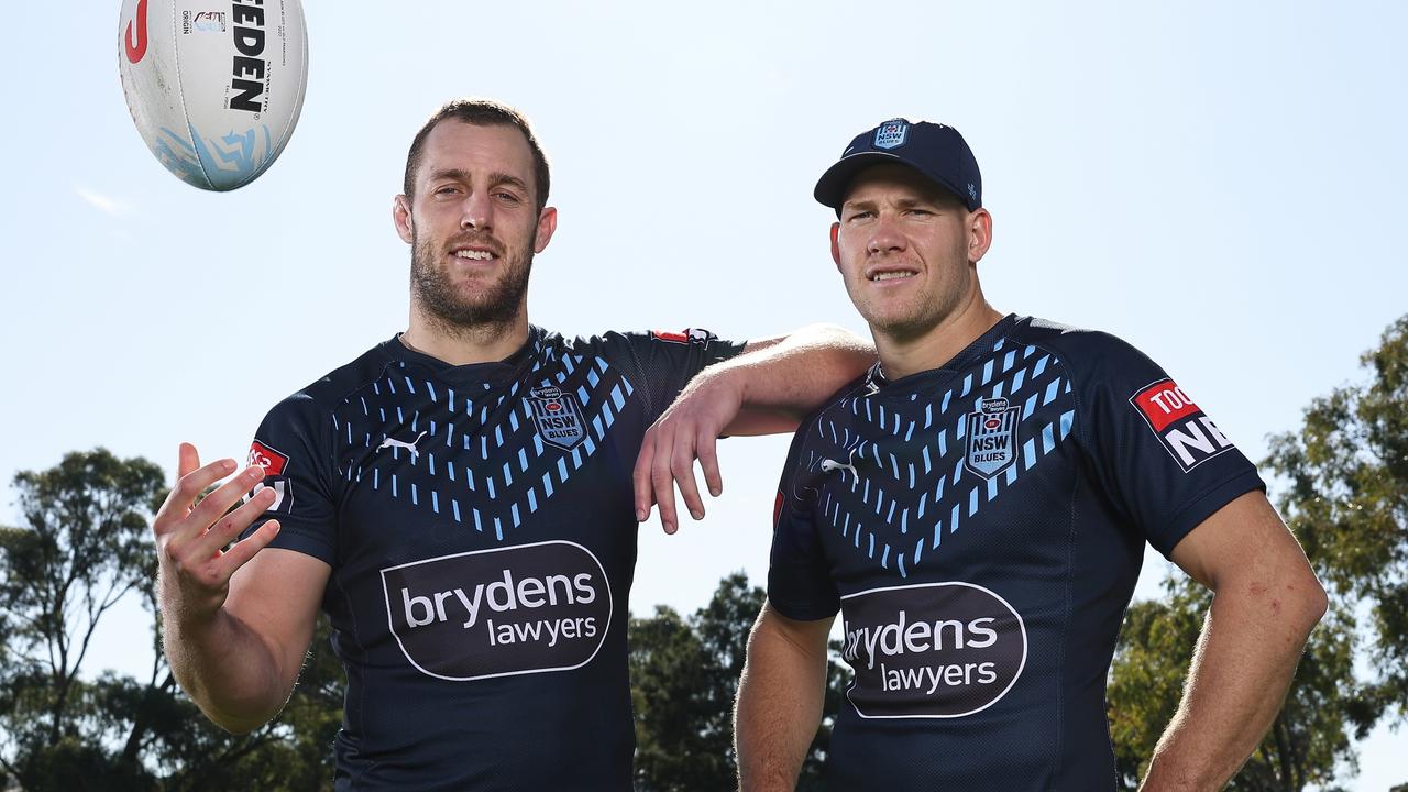 Isaah Yeo and Matt Burton will help try to ease the pressure on Nathan Cleary. Picture: Paul Kane/Getty Images