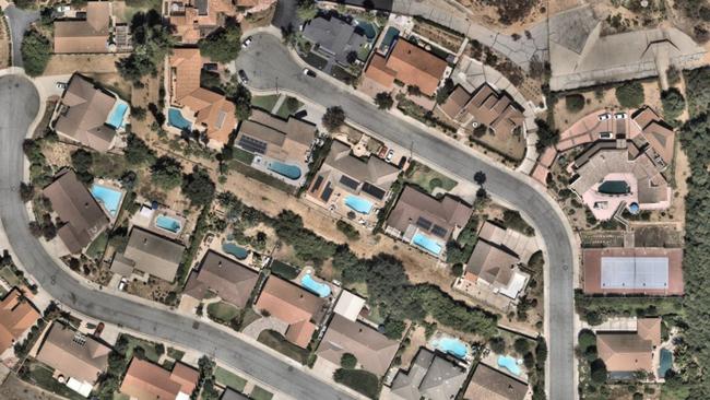 Aerial image of Park Vista Dr, Pasadena. Picture: Nearmap