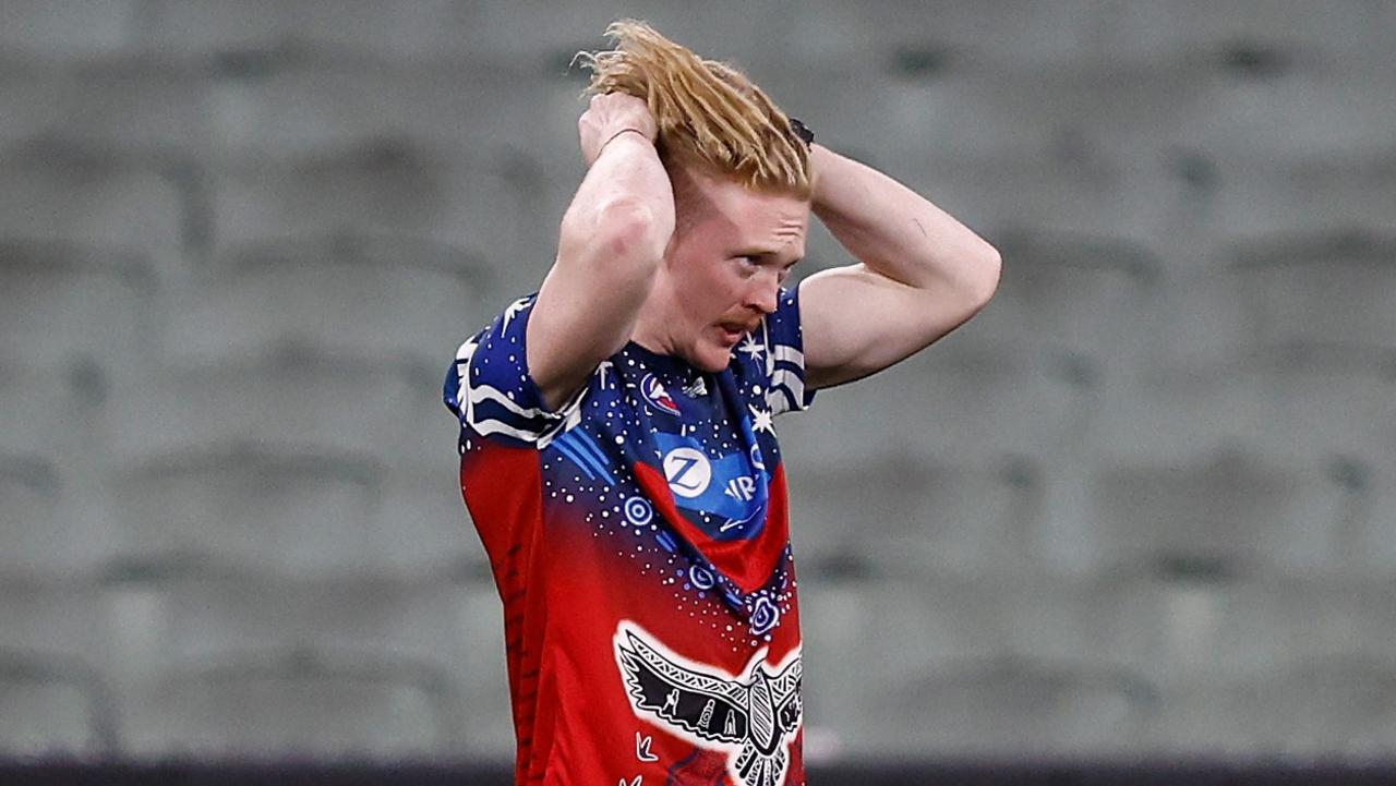 Clayton Oliver of the Demons. Picture: Michael Willson/AFL Photos via Getty Images