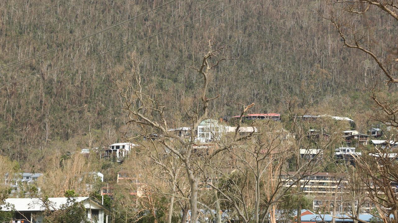 Cannonvale near Airlie Beach, in the aftermath of cyclone Debbie. Picture: Jono Searle.