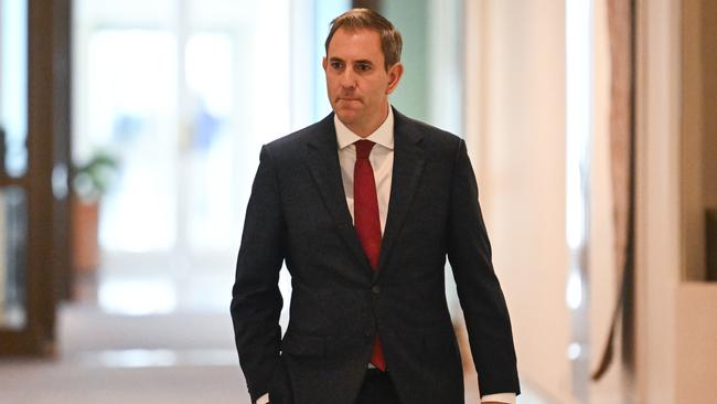 Treasurer Jim Chalmers says he doesn’t think the Coalition were being real about a potential deal on a super tax. Picture: NewsWire/Martin Ollman