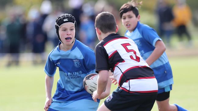 Action in the Parramatta v West Harbour game.