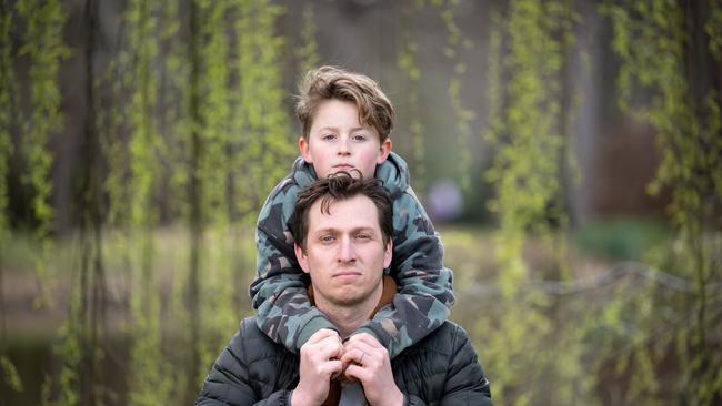 Italian national Andrea Tindiani is appealing to the Immigration Minister to allow him to stay in Australia to be close to his son Marley. Picture: Supplied