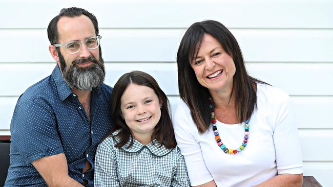 Harper’s parents, Mark Nielsen and Yvette Miller, support their daughter’s decision. (Pic: Annette Dew)