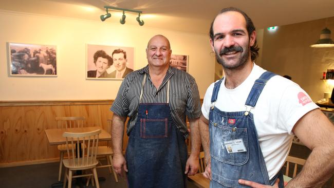 Vito Mitolo son Tony at Pizzateca, McLaren Vale in 2016. Picture: Stephen Laffer