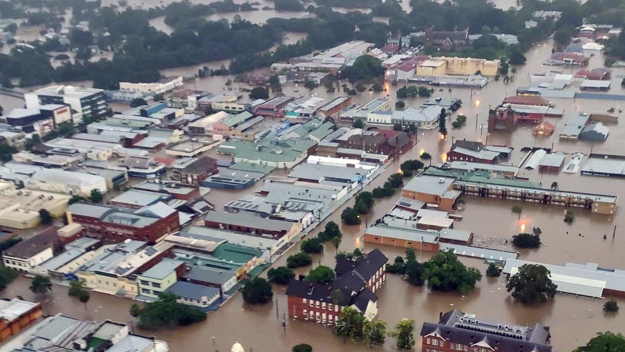 Lismore was one of a number of regional centres inundated by major floods in the summer of 2022. Picture: NewsWire